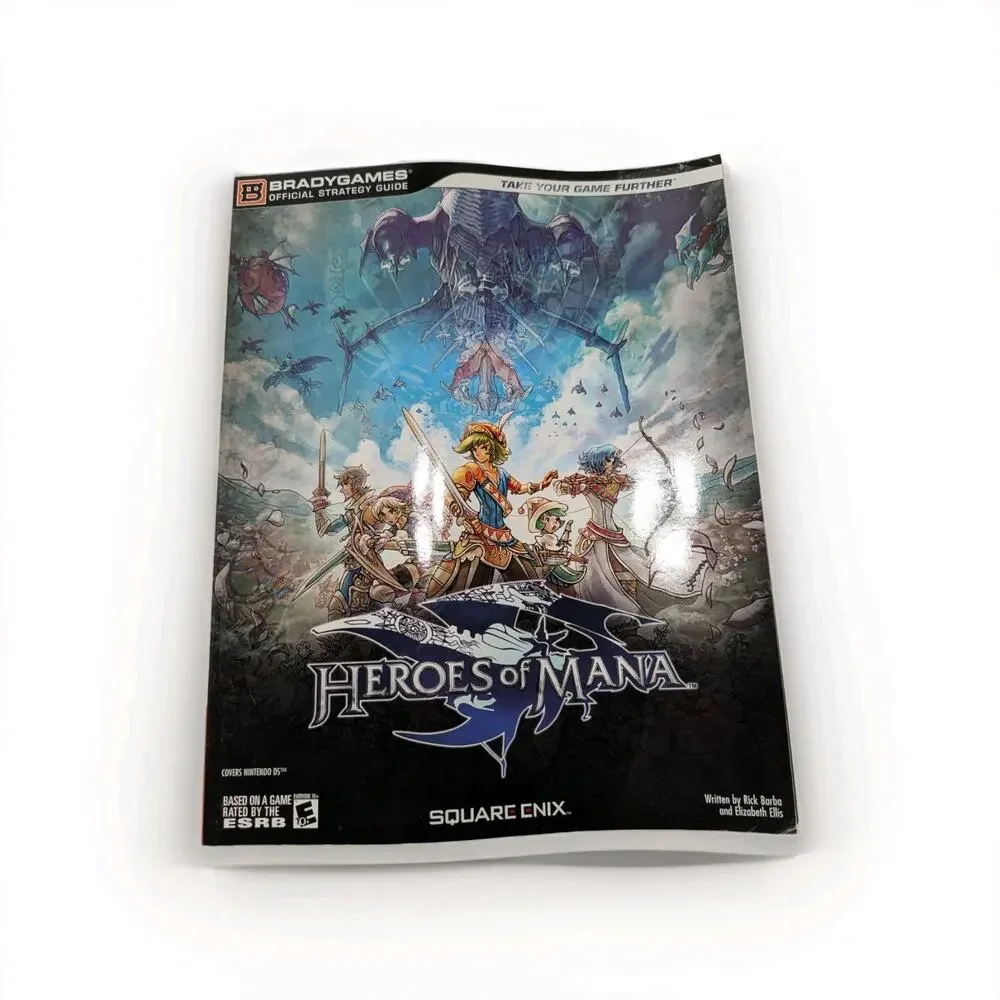 Heroes of Mana Official Strategy Guide BradyGames Nintendo‎ DS Square Enix Rare
